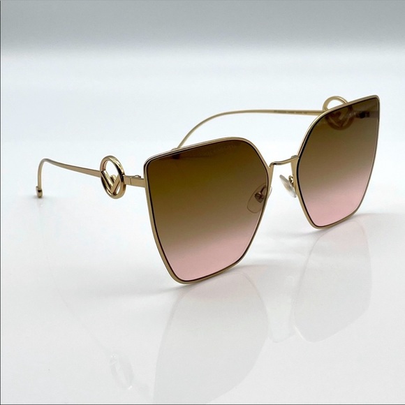 Fendi Oversized Sunglasses Rare Logo Detail $605 main image 3